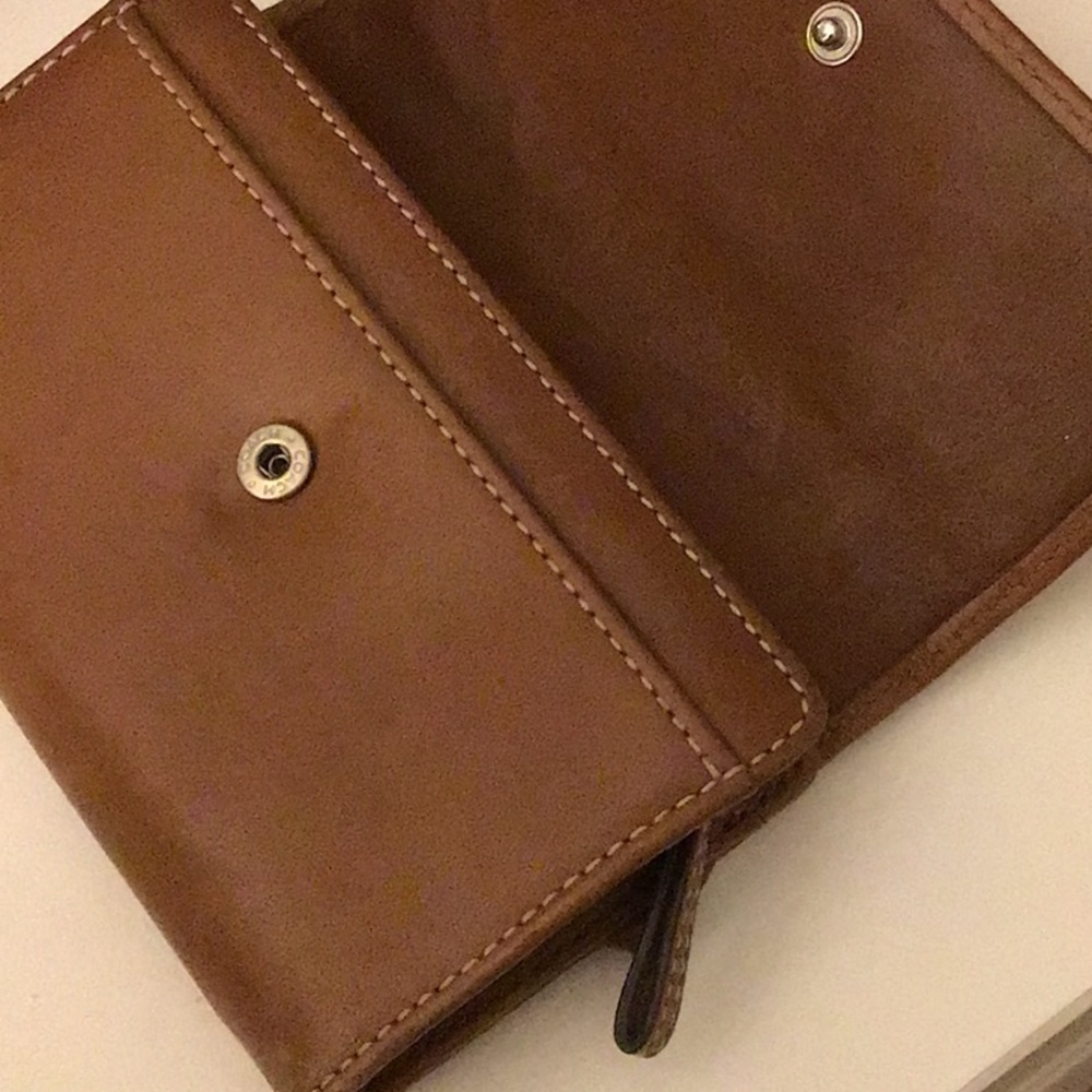 Coach Brown Leather Wallet - Picture 2 of 10
